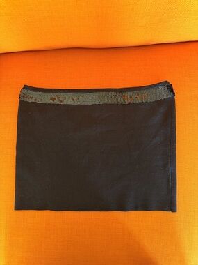 Vintage Ralph Lauren Black tube top with sequins trim